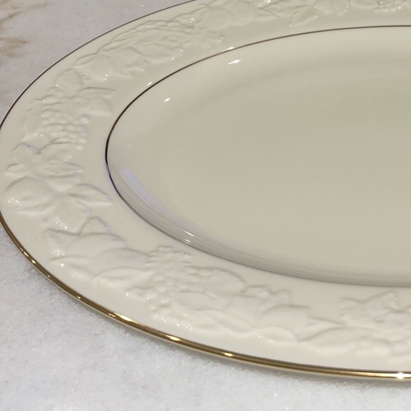 Lenox Fruits Of Life oval platter - Picture 2 of 6
